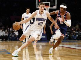 Franz Wagner of the Orlando Magic drives to the basket against the Brooklyn Nets. (Image: Getty)