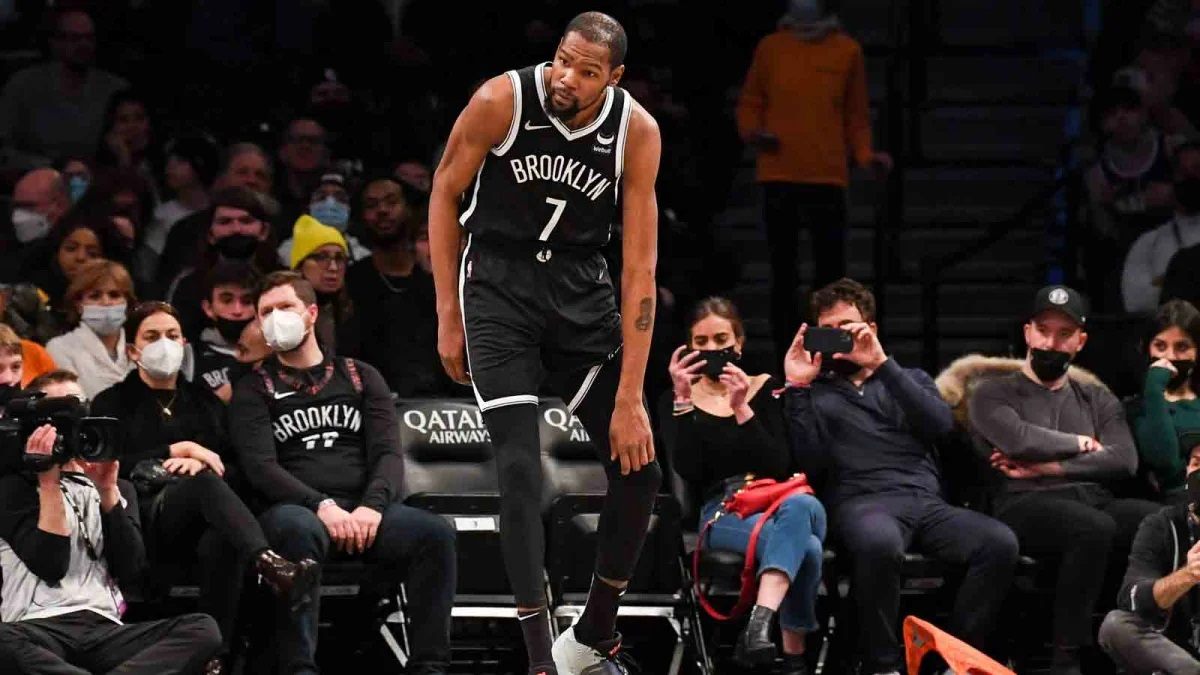 Kevin Durant knee injury MCL sprain sprained Brooklyn Nets