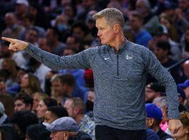 Steve Kerr, head coach from the Golden State Warriors, seeks a second Coach of the Year award. (Image: USA Today Sports)