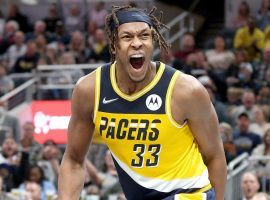 Indiana Pacers big man Myles Turner is a defensive stud, but he wanted to have a bigger impact on offense and might finally get his wish if the Pacers trade him in the upcoming weeks. (Image: Andy Lyons/Getty)