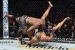 Francis Ngannou (top) came from behind to beat Ciryl Gane (bottom) in the main event of UFC 270 on Saturday. (Image: Chris Unger/Zuffa)