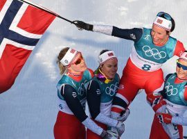 Norway stands poised to once again top the medal table at the 2022 Winter Olympics in Beijing. (Image: Franck Fife/AFP/Getty)