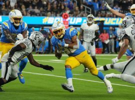 The Los Angeles Chargers and Las Vegas Raiders might both advance to the playoffs with a tie, but both say they will play for the win on Sunday. (Image: Kirby Lee/USA Today Sports)