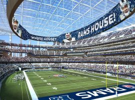 SoFi Stadium in Los Angeles will host Super Bowl 56, but the NFL made backup plans for AT&T Stadium if by chance they need to switch venues. (Image: Getty)