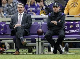 The Minnesota Vikings fired general manager Rick Spielman (left) and head coach Mike Zimmer (right) after failing to advance to the playoffs and posting a losing record for a second season in a row. (Image: Carlos Gonzalez/Getty)