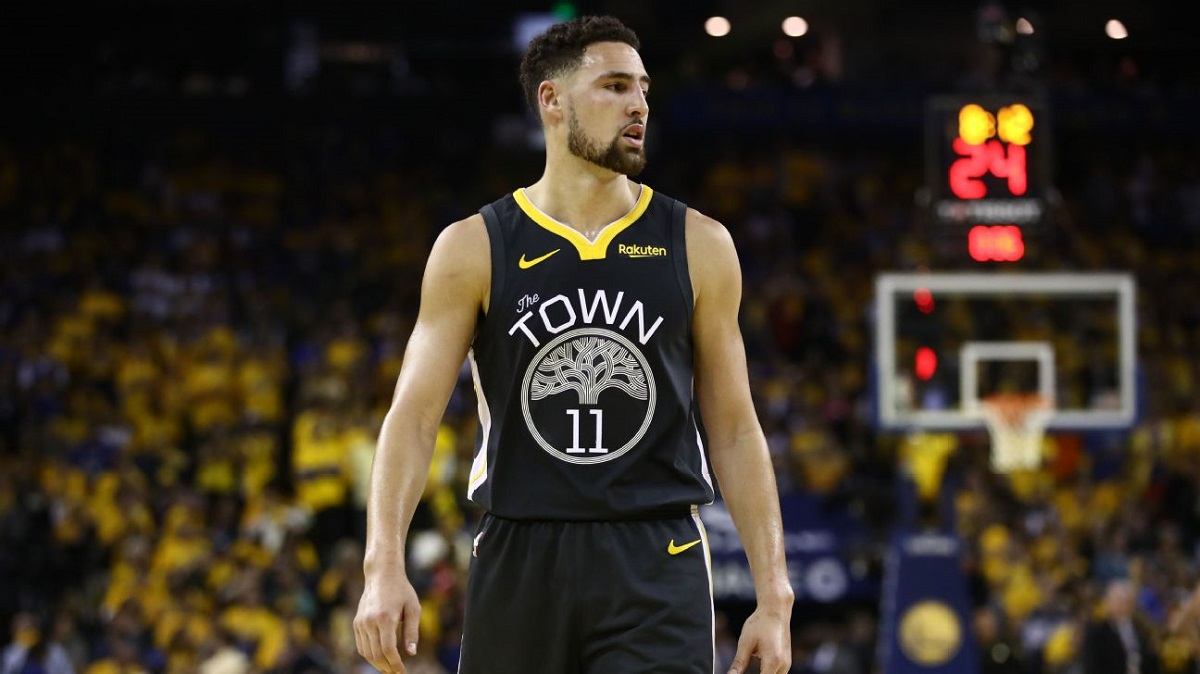 Klay Thompson injury retirns return Golden State Warriors Cavs