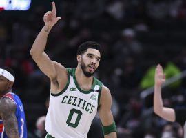 After a rough start to 2022, Boston Celtics forward Jayson Tatum broke out of a horrendous shooting slump to score a season-high 51 points against the Washington Wizards. (Image: Tommy Gilligan/USA Today Sports)