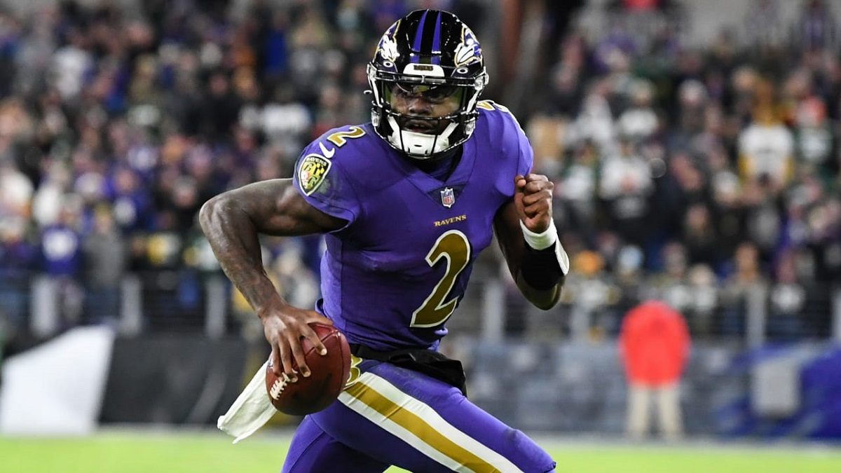 Tyler Huntley Baltimore Ravens QB quarterback memulai cedera Steelers Lamar Jackson