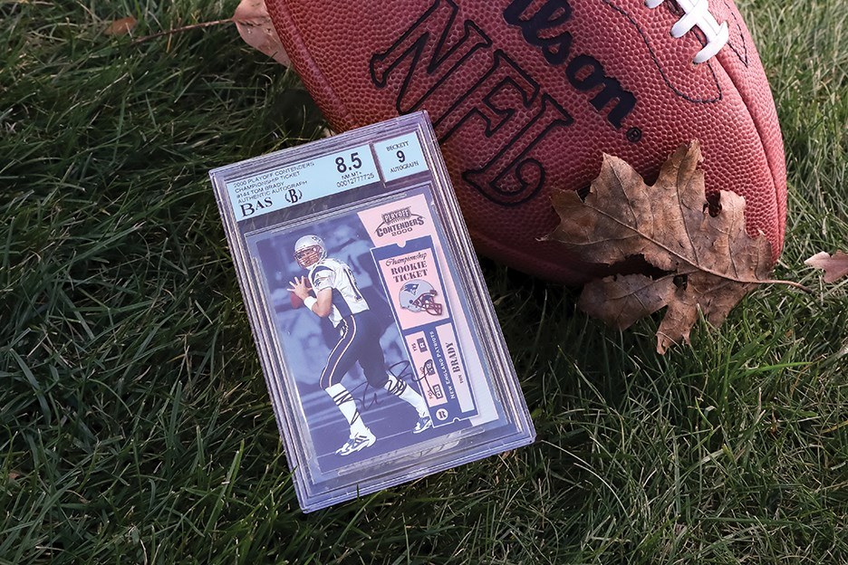 Tom Brady's rookie autograph with a 2000 Playoff Chamtioonship ticket is expected to sell for upwards of $2 million in the MINT25 auction. 