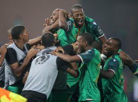Comoros beat Ghana 3-2 to throw the Black Stars out from AFCON 2021 in the group stage. (Image: Twitter/caf_online)