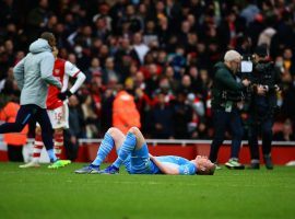 A serious COVID-19 outbreak inside the first team bubble at Manchester City is affecting their preparation for the clash against Swindon in the FA Cup. (Image: Twitter/debruynekev)