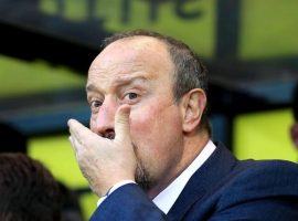 Rafa Benitez is set to be sacked by Everton following their defeat against Norwich on Saturday. (Image: theathletic.com)