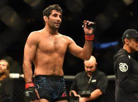 Beneil Dariush is out of his UFC Fight Night main event after suffering a broken fibula in training. (Image: Roy Chenoy/USA Today Sports)