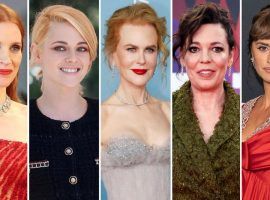 Jessica Chastain, Kristen Stewart, Nicole Kidman, Oliva Colman, and Penelope Cruz were nominated for Best Actress at the 2022 Oscars. (Image: Variety)