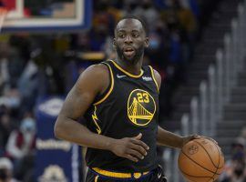 Draymond Green from the Golden State Warriors brings the ball up the court at Chase Center in San Francisco. (Image: Getty)