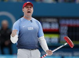 American skip John Shuster will attempt to lead the United States to back-to-back gold medals in Olympic men’s curling. (Image: John Sibley/Reuters)
