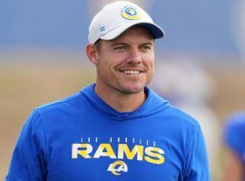 Kevin O’Connell spent the last two seasons as the LA Rams OC, but he gets his first shot as a head coach with the Minnesota Vikings. (Image: Kirby Lee/USA Today Sports)