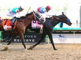 Medina Spirit's half-length victory over Mandaloun in last year's Kentucky Derby was overturned Monday. Mandaloun was declared the official winner after Medina Spirit was disqualified for a drug violation. (Image: Coady Photography)