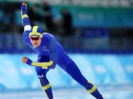 Nils van der Poel comes in as a heavy favorite to win the men’s 10,000m speed skating competition at the Beijing Winter Olympics. (Image: Getty)