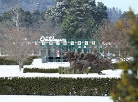 Oaklawn Park lost eight days of racing last year due to winter storms. The Arkansas track canceled this weekend's racing card due to Winter Storm Landon. (Image: Coady Photography)