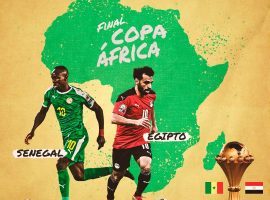 The 2021 AFCON final will be contested by Egypt and Senegal. (Image: Twitter/besoccer_es)