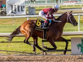 Epicenter's record-setting victory in Saturday's Louisiana Derby further established him as one of the Kentucky Derby favorites. (Image: Hodges Photography/Lou Hodges Jr.)