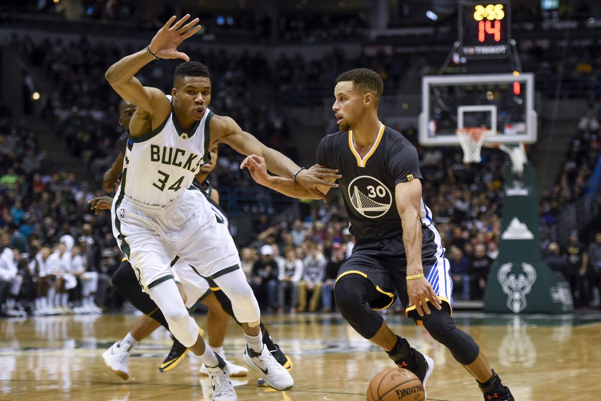Milwaukee Bucks Steph Curry Greek Freak Golden State Warriors Pops Win Record Spurs