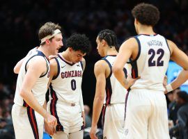 Gonzaga remains the favorite to win the NCAA Tournament heading into the Sweet 16. (Image: Abbie Parr/Getty)