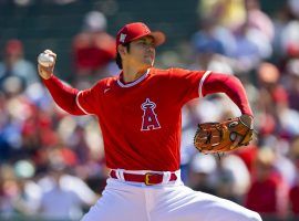 Shohei Ohtani is the favorite to win a second straight AL MVP award, though he faces stiff competition from Vladimir Guerrero Jr. and Mike Trout. (Image: Mark J. Rebilas/USA Today Sports)