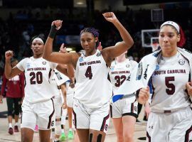 South Carolina will come into the women’s Sweet 16 as the clear favorite to win an NCAA Championship. (Image: Sean Rayford/AP)
