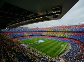 91,533 people attended Barcelona's clash against Real Madrid in the Champions League, a record in the women's game. (Image: Twitter/fcbarcelona)