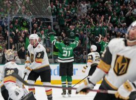 The Dallas Stars put the Vegas Golden Knights on the brink of playoff elimination with a 3-2 shootout victory on Tuesday night. (Image: Glenn James/NHLI/Getty)