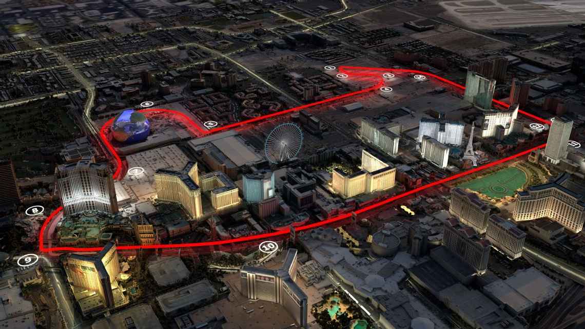 F1 will be hitting the Las Vegas Strip in November 2023.