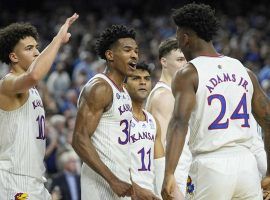 The Kansas Jayhawks enter the 2022 March Madness final as a four-point favorite over the North Carolina Tar Heels (Image: David J. Phillip/AP)