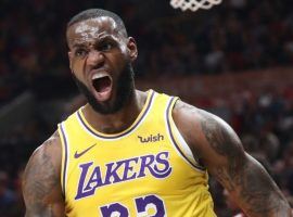 LeBron James from the LA Lakers argues a bad call with an official during a recent game at Crypto.com Arena. (Image: Getty)