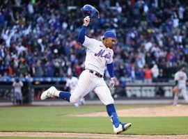 Francisco Lindor has excelled over the first two weeks of the season to help power the New York Metsâ€™ fast start. (Image: Dustin Satloff/Getty)