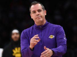 Head coach Frank Vogel and the LA Lakers bubbled the play-in tournament this season, which promoted his dismissal. (Image: Getty)