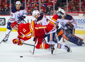 The Calgary Flames and Edmonton Oilers will face off in the Battle of Alberta for the second round of the Stanley Cup playoffs. (Image: Sergei Belski/USA Today Sports)