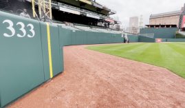 Oriole Park at Camden Yards has a new left field wall and the team altered its dimensions to reduce home runs to create a more pitcher-friendly park. (Image: Getty)