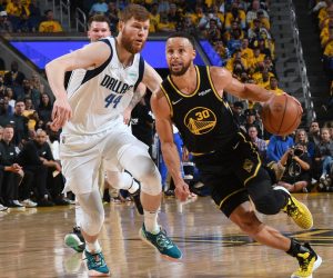 Steph Curry Davis Bertans Game 1 Western Conference Finals Warriors Mavs Golden State Dallas