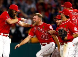 Angels pitcher Reid Detmers threw a no-hitter against the Rays on Tuesday, tossing himself into the Rookie of the Year conversation. (Image: Ronald Martinez/Getty)