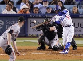 The Los Angeles Dodgers swept a short two-game series against the San Francisco Giants this week to make an early statement in the NL West race. (Image: Mark J. Terrill/AP)