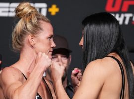 Holly Holm (left) and Ketlen Vieira (right) will face off in the main event of UFC Fight Night 206, in a fight that could determine the next womenâ€™s bantamweight challenger. (Image: Chris Unger/Zuffa)