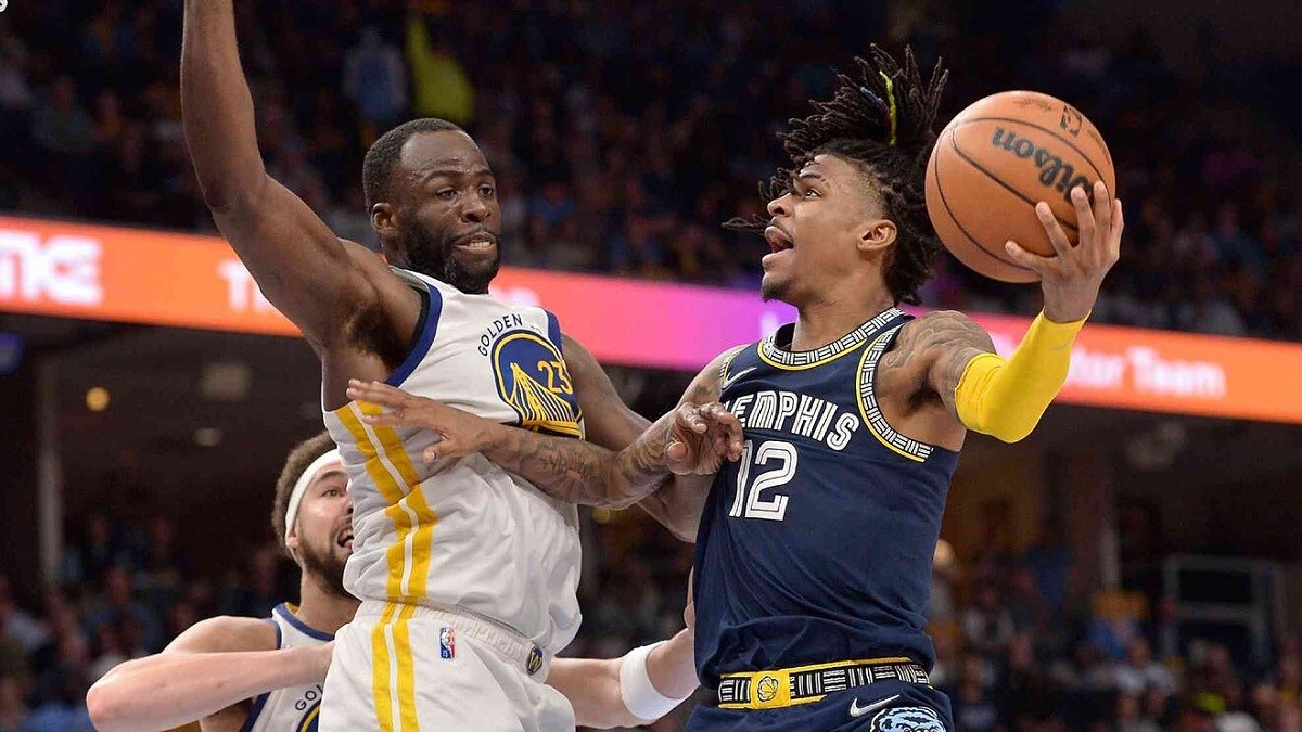 Ja Morant Draymond Green 47 points Memphis Gruzzlies Game 2 Golden State Warriors