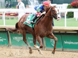 Jack Christopher returned from eight months on the shelf to win the Grade 2 Pat Day Mile on the Kentucky Derby undercard. The one-time Kentucky Derby prospect suffered an injury right before the Breeders' Cup Juvenile. (Image: Coady Photography)