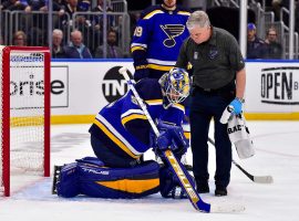 The St. Louis Blues will be without Jordan Binnington for the remainder of their Stanley Cup Playoffs series against the Colorado Avalanche. (Image: Jeff Curry/USA Today Sports)