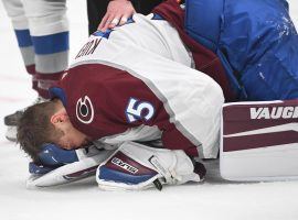The Colorado Avalanche will try to close out their series against the Nashville Predators without injured goaltender Darcy Kuemper. (Image: Christopher Hanewinckel/USA Today Sports)