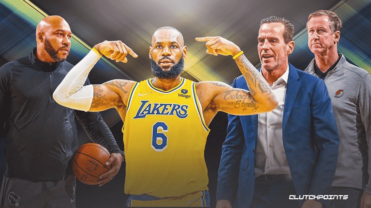 LeBron James LA Lakers new next head coach Terry Stotts Darvin Ham Kenny Atkinson finalsists