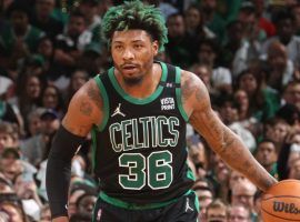 Marcus Smart from the Boston Celtics suffered a quad injury during Game 1 of the Eastern Conference Semifinals against the Milwaukee Bucks. (Image: Getty)