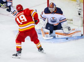The Edmonton Oilers and the Calgary Flames will try not to repeat their 15-goal performance when they battle in Game 2 of their Stanley Cup Playoffs series on Friday. (Image: Sergei Belski/USA Today Sports)